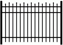 Pickets Through Bottom Rail Pickets Through Bottom Rail